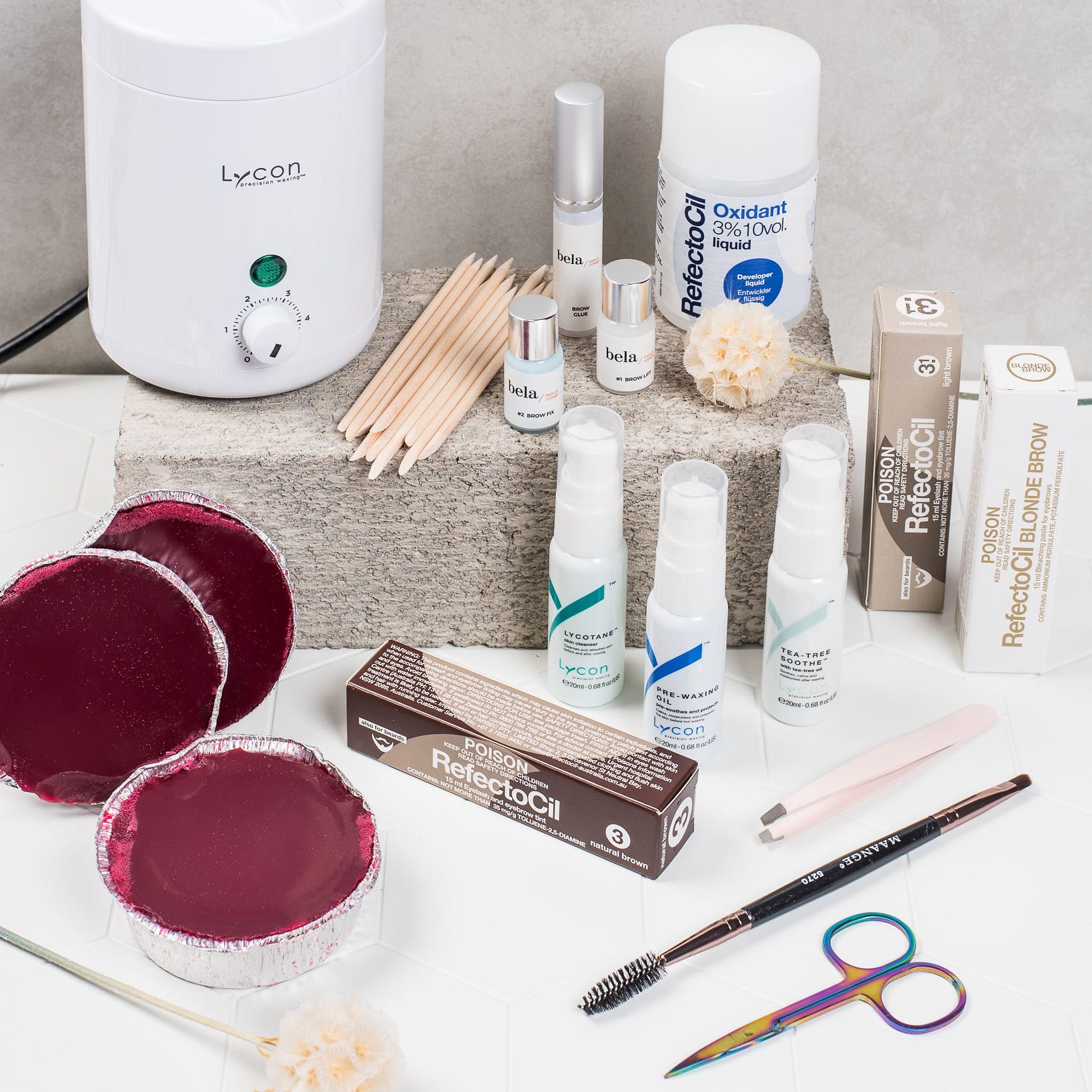 Eyebrow Wax and Tint Kit